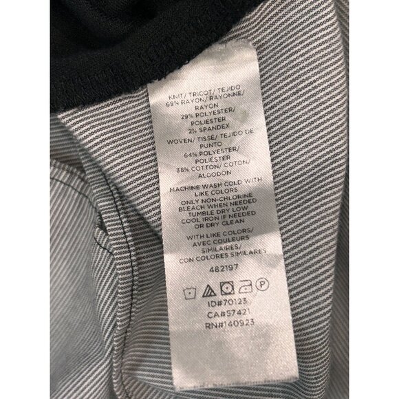 Loft Womens Mixed Media Sweater Blouse Size S Preppy Sloanie Academia - Picture 7 of 11